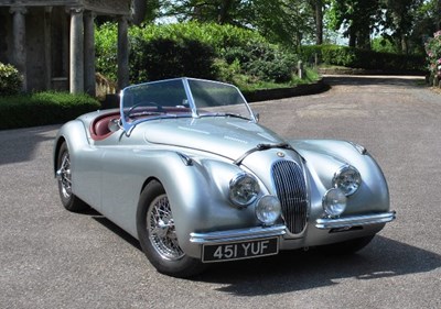 Lot 256 - 1954 Jaguar XK120 SE Roadster