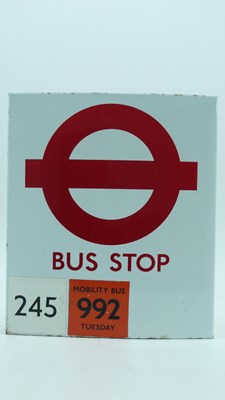 Lot 2 - London Transport Bus stop sign