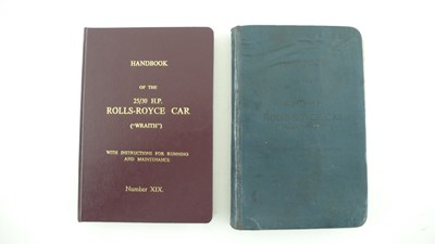 Lot 7 - Rolls-Royce driver’s handbooks