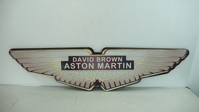 Lot 25 - Aston Martin wall plaque