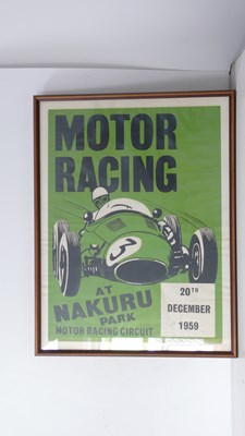 Lot 30 - Motor racing poster