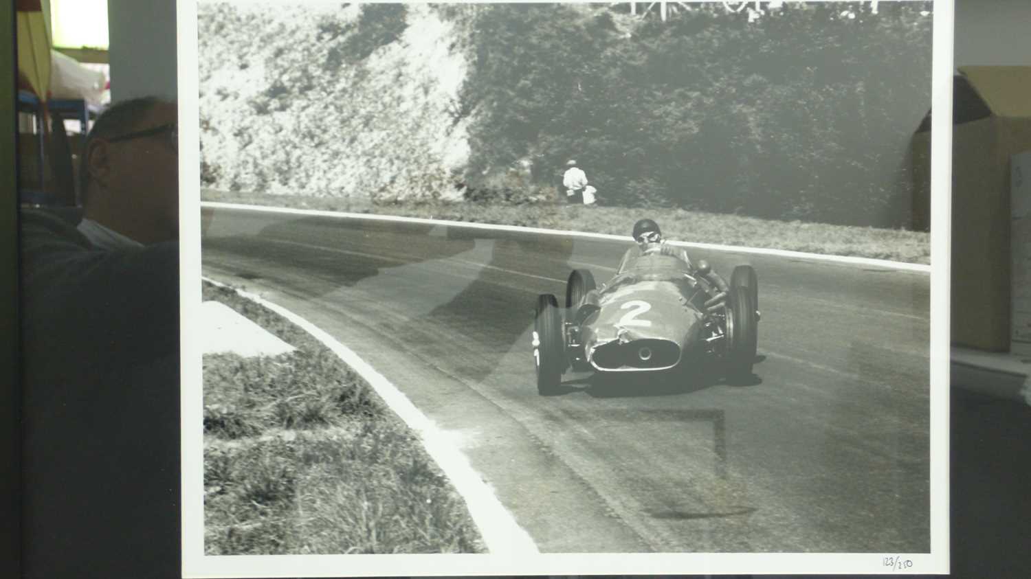 Click for high resolution Lot 75 - Fangio/Maserati print
