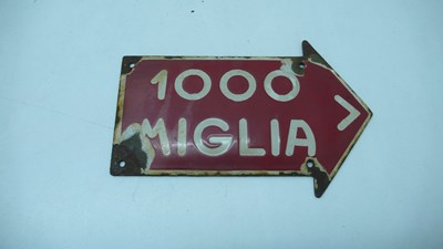 Lot 96 - Mille Miglia route marker