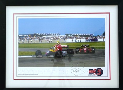 Lot 104 - Taxi for Senna print