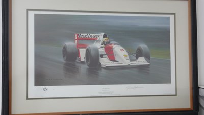 Lot 111 - Ayton Senna print