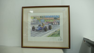 Lot 122 - Damon Hill print