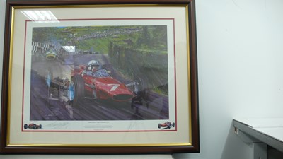 Lot 125 - John Surtees/Ferrari print