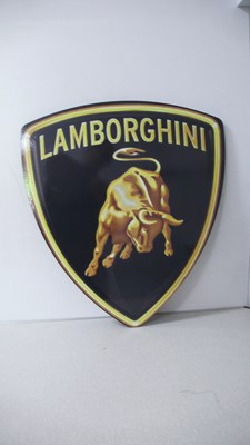 Lot 90 - A Lamborghini wall plaque
