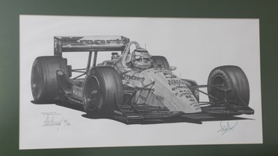 Lot 106 - Nigel Mansell print