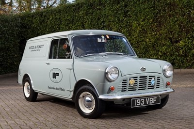 Lot 256 - 1963 Austin Mini Van (Wood & Pickett Delivery)