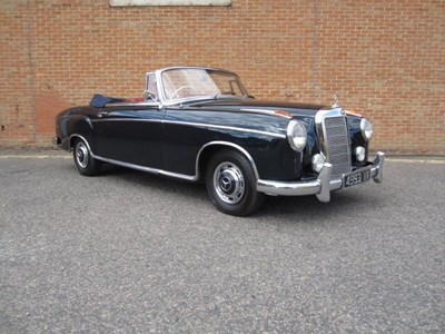 Lot 296 - 1960 Mercedes-Benz  220 SE Ponton Cabriolet