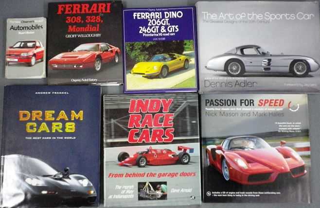 Click for high resolution Lot 7 - 14 motoring books