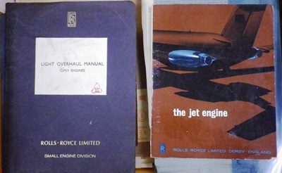 Lot 011 - Rolls-Royce aircraft manuals