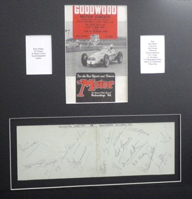 Lot 125 - A Goodwood programme