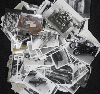 Lot 128 - Black & white motoring photographs