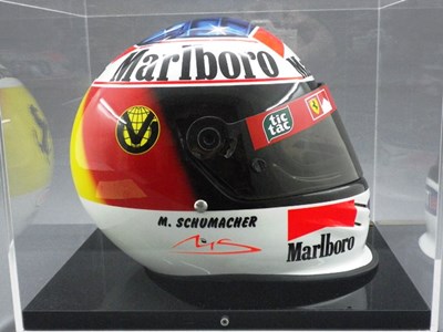 Lot 140 - Michael Schumacher commemorative crash helmet