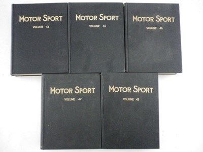 Lot 4 - Bound volumes of Motor Sport magazine