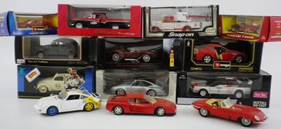 Lot 40 - 13 large scale model cars