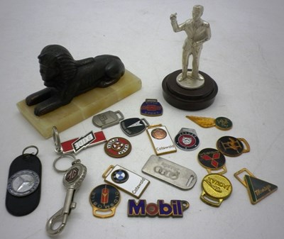 Lot 51 - Mascot, desk piece & keyrings