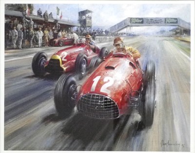 Lot 56 - Alan Fearnley Ferrari print