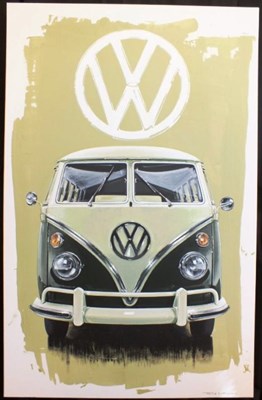 Lot 57 - Tony Upson VW acrylic on canvas