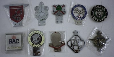Lot 83 - Ten motoring badges