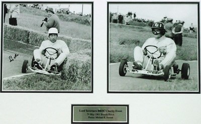 Lot 103 - Moss & Hill race go-karts print