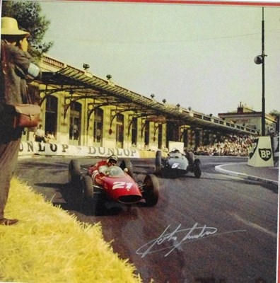 Lot 120 - John Surtees driving a Ferrari print