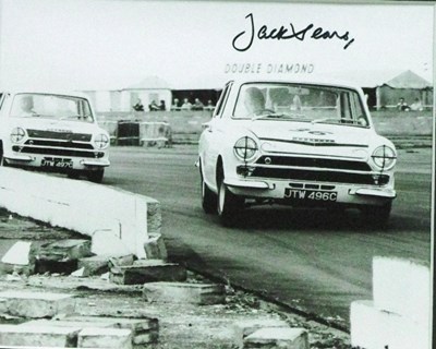 Lot 121 - Jack Sears driving a Lotus Cortina print