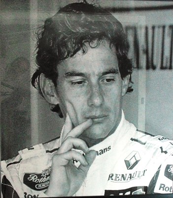 Lot 127 - Ayrton Senna photo-print