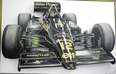 Lot 128 - Tony Upson Lotus Renault JPS F1 car