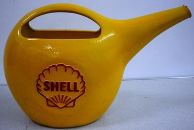 Lot 134 - 1950s Shell forecourt water can