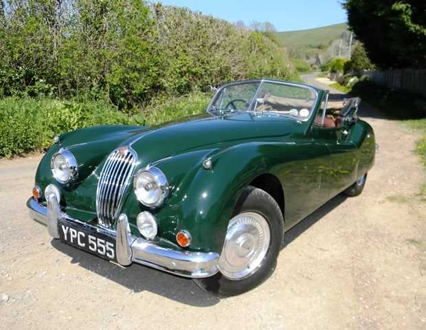 Lot 171 - 1955 Jaguar XK140 Drophead Coupé