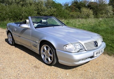 Lot 218 - 2001 Mercedes-Benz SL500 Silver Arrow