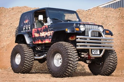 Lot 232 - 1997 Jeep Wrangler TJ Custom Monster Truck