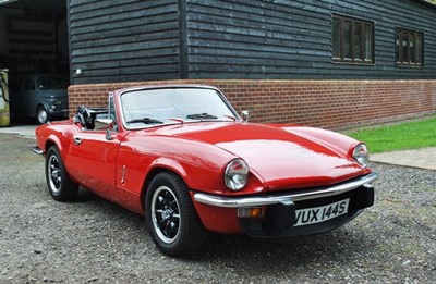 Lot 285 - 1978 Triumph Spitfire 1500 Convertible