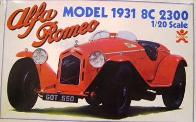 Lot 91 - Alfa Romeo plastic Kits