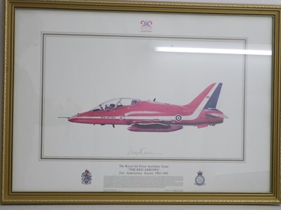 Lot 73 - Framed print - The Red Arrows 1965-85