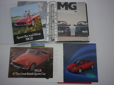 Lot 77 - Folder of MG Brochures