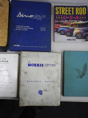 Lot 84 - Selection of vehicle manuals