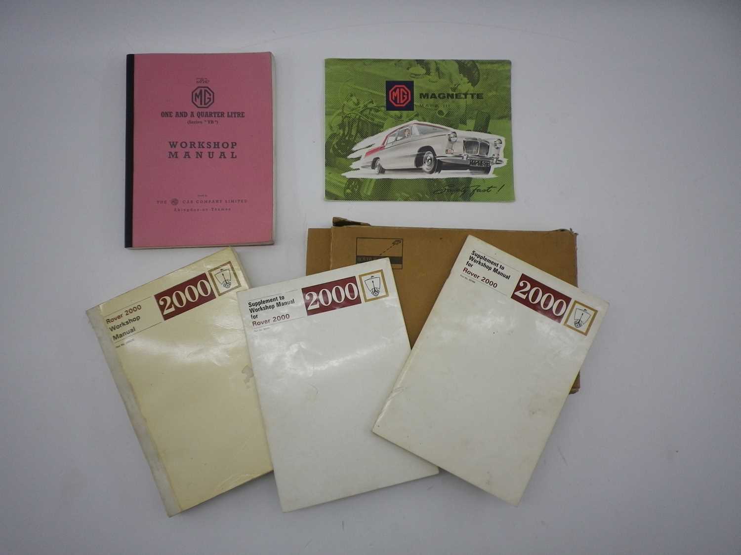 Click for high resolution Lot 88 - MG - manuals/accessories