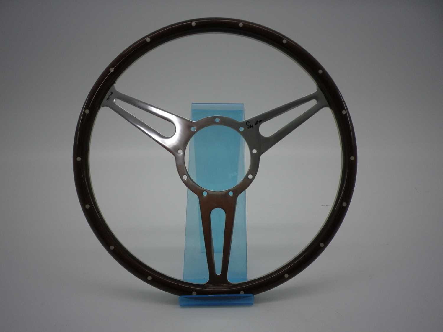 Lot 110 - Wheels of Choice - signed steering wheel