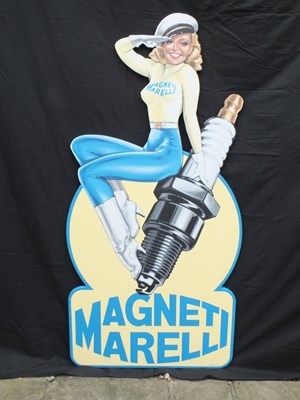 Lot 34 - Magneti Morelli spark plug girl