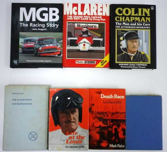 Click for high resolution Lot 76 - A selection of 16 motoring related books