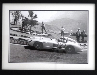 Lot 97 - Stirling Moss framed and glazed photo