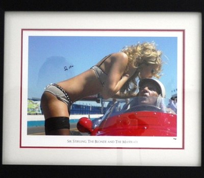 Lot 99 - A limited edition signed Stirling Moss photo