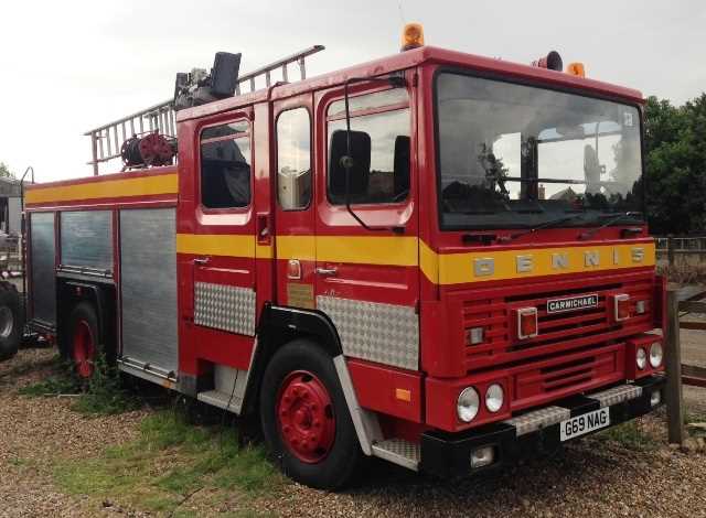 Lot 349 - 1989 Dennis Carmichael Fire Engine