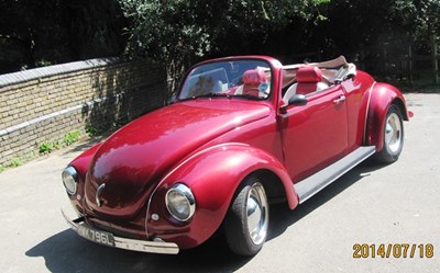 Lot 204 - 1972 Volkswagen Beetle (Wizard) Convertible