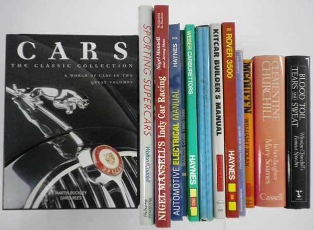 Click for high resolution Lot 5 - Motoring books