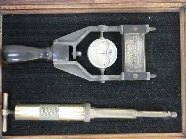 Lot 8 - Framed early grease gun